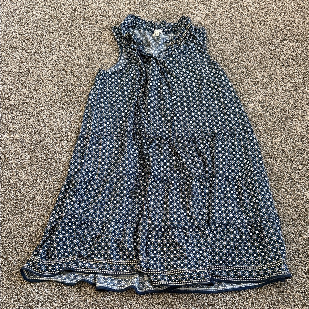 Max Studio Blue and White Mini Dress